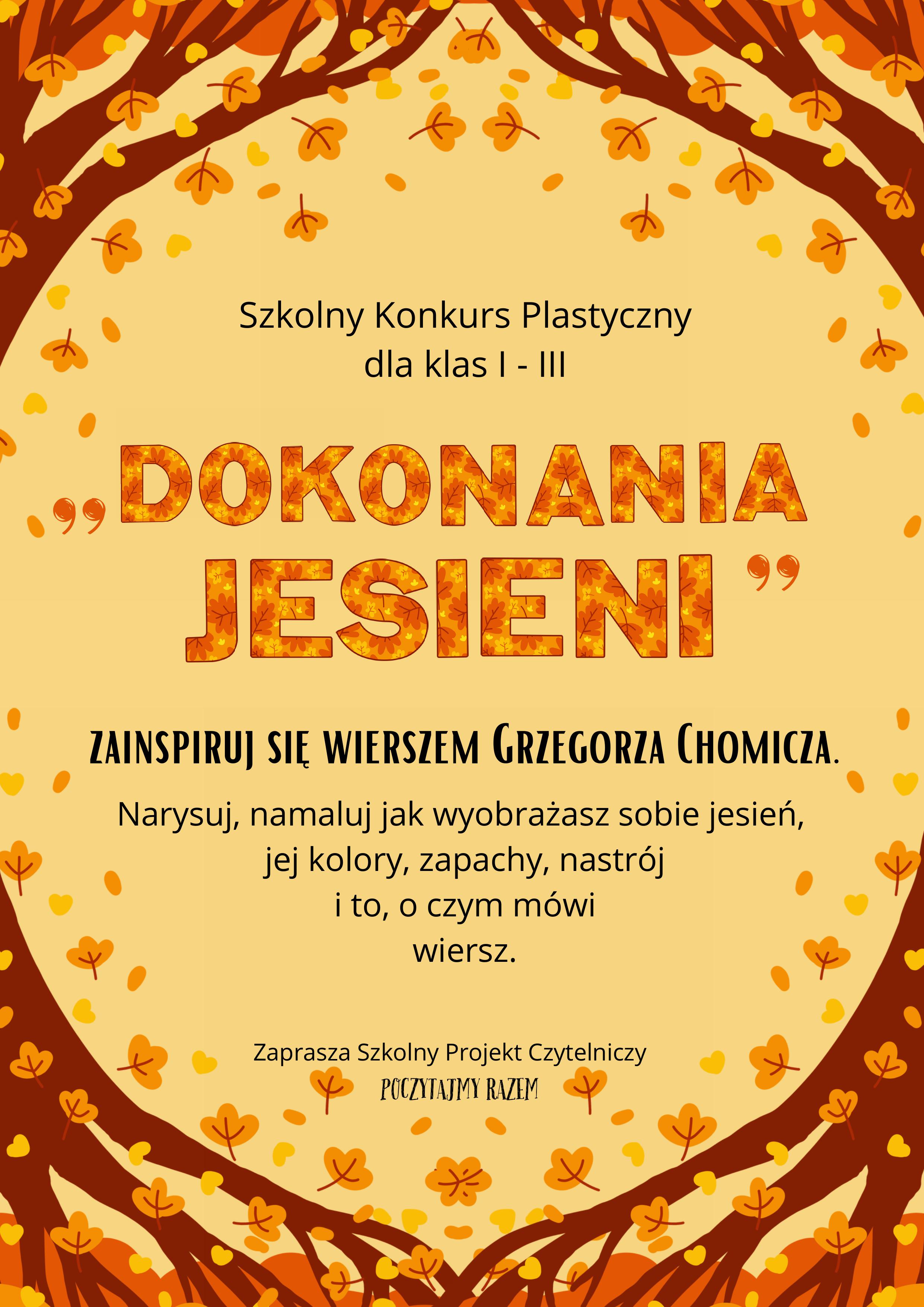 Zajawka do konkursu Dokonania Jesieni