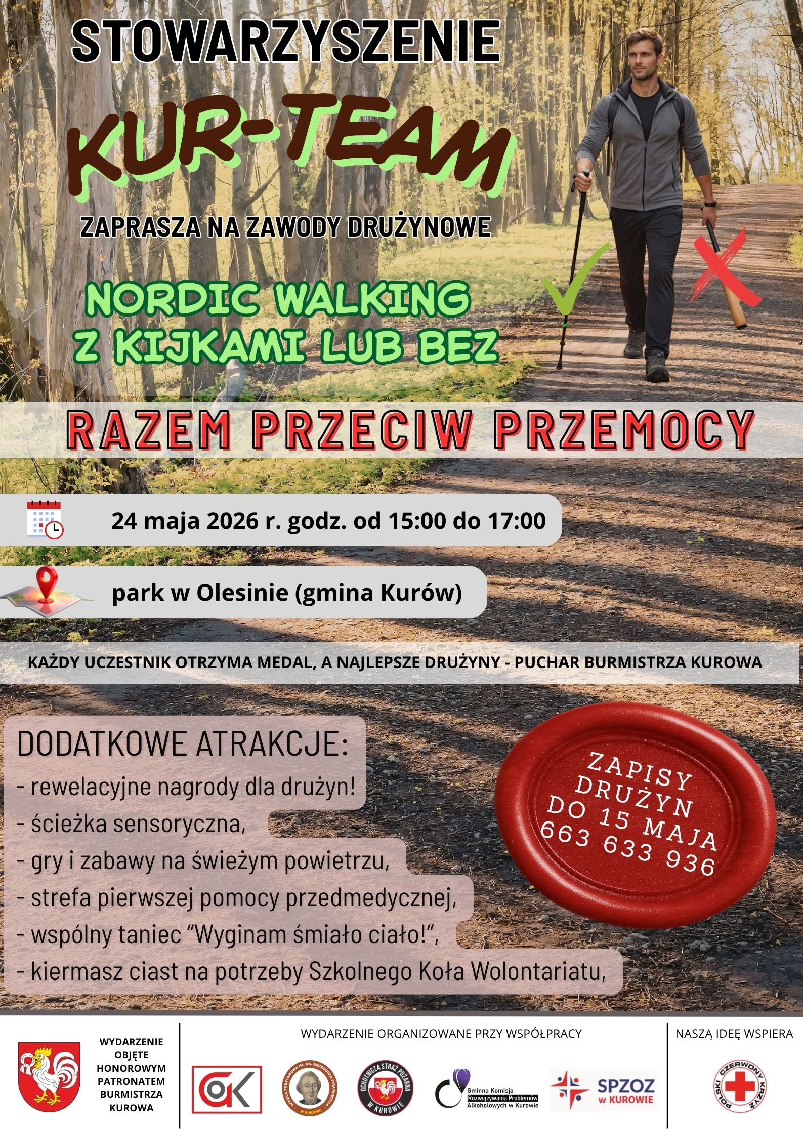 Nordic Walking Drużynowe Zawody KURTEAM 1