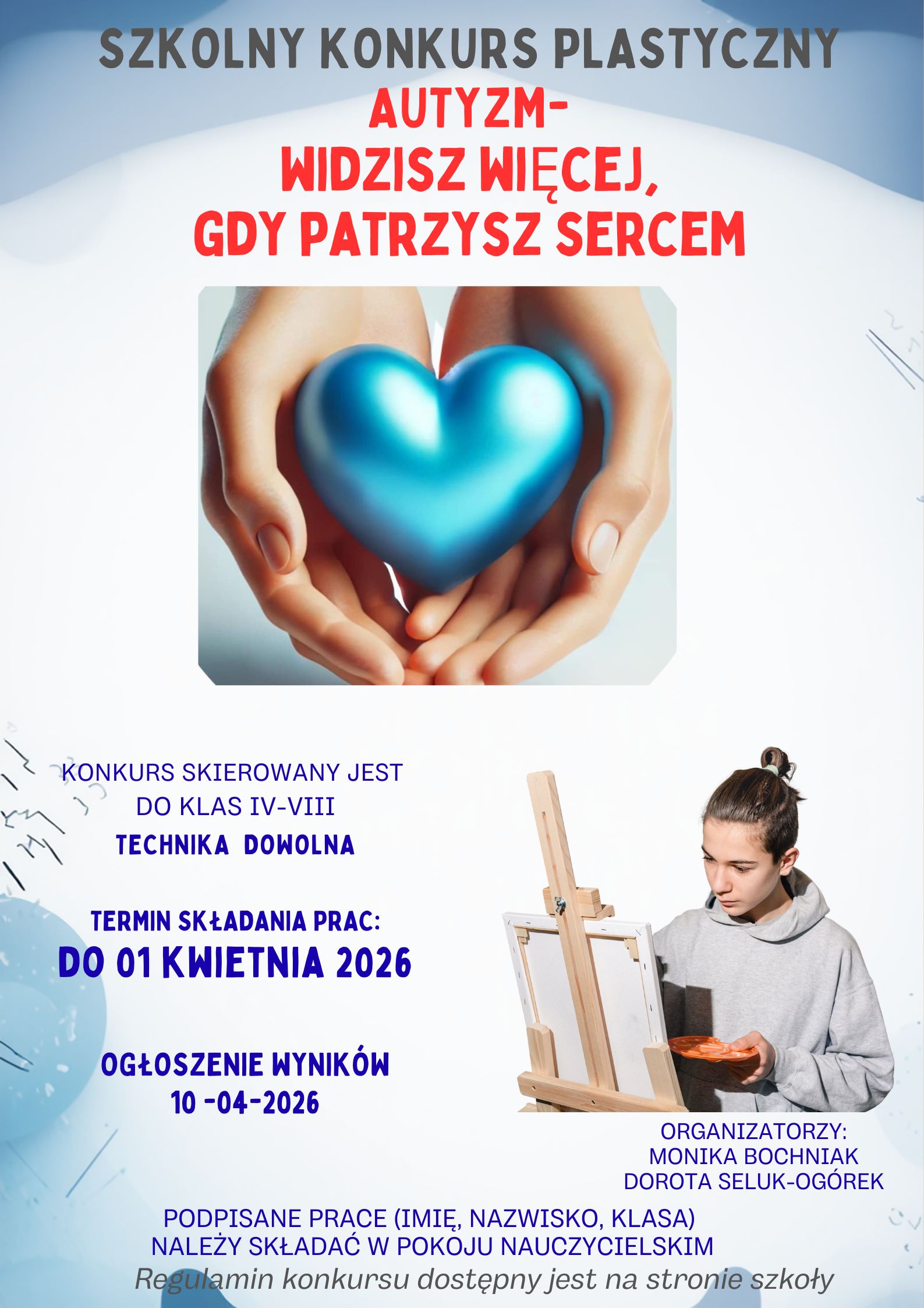 Plakat na konkurs plastyczny